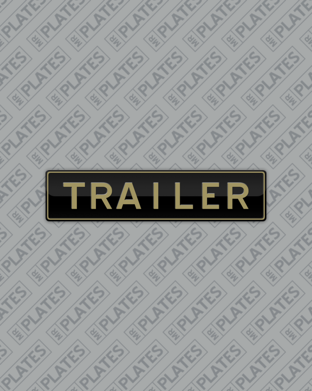 TRAILER Number Plates For Sale, SA MrPlates