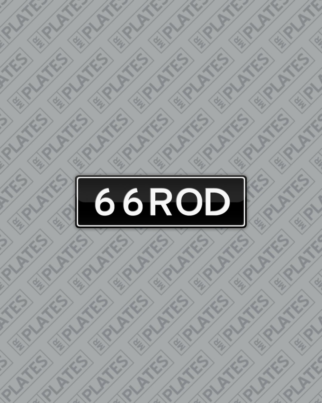 66ROD Number Plates For Sale, QLD MrPlates