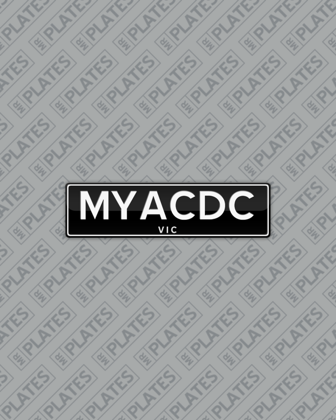 MYACDC (My ACDC) Number Plates For Sale, VIC - MrPlates