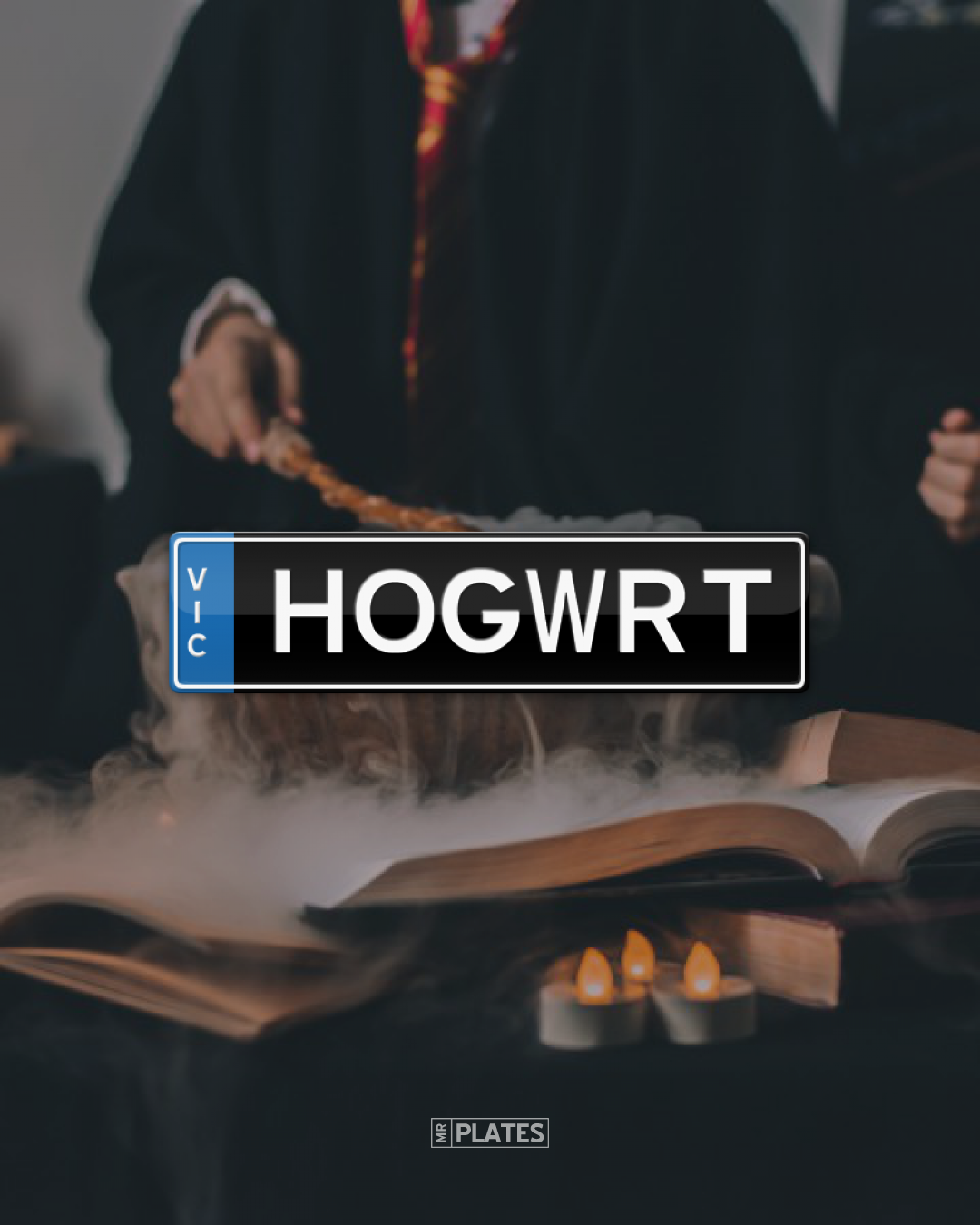 HOGWRT (Hogwarts) Number Plates For Sale, VIC MrPlates