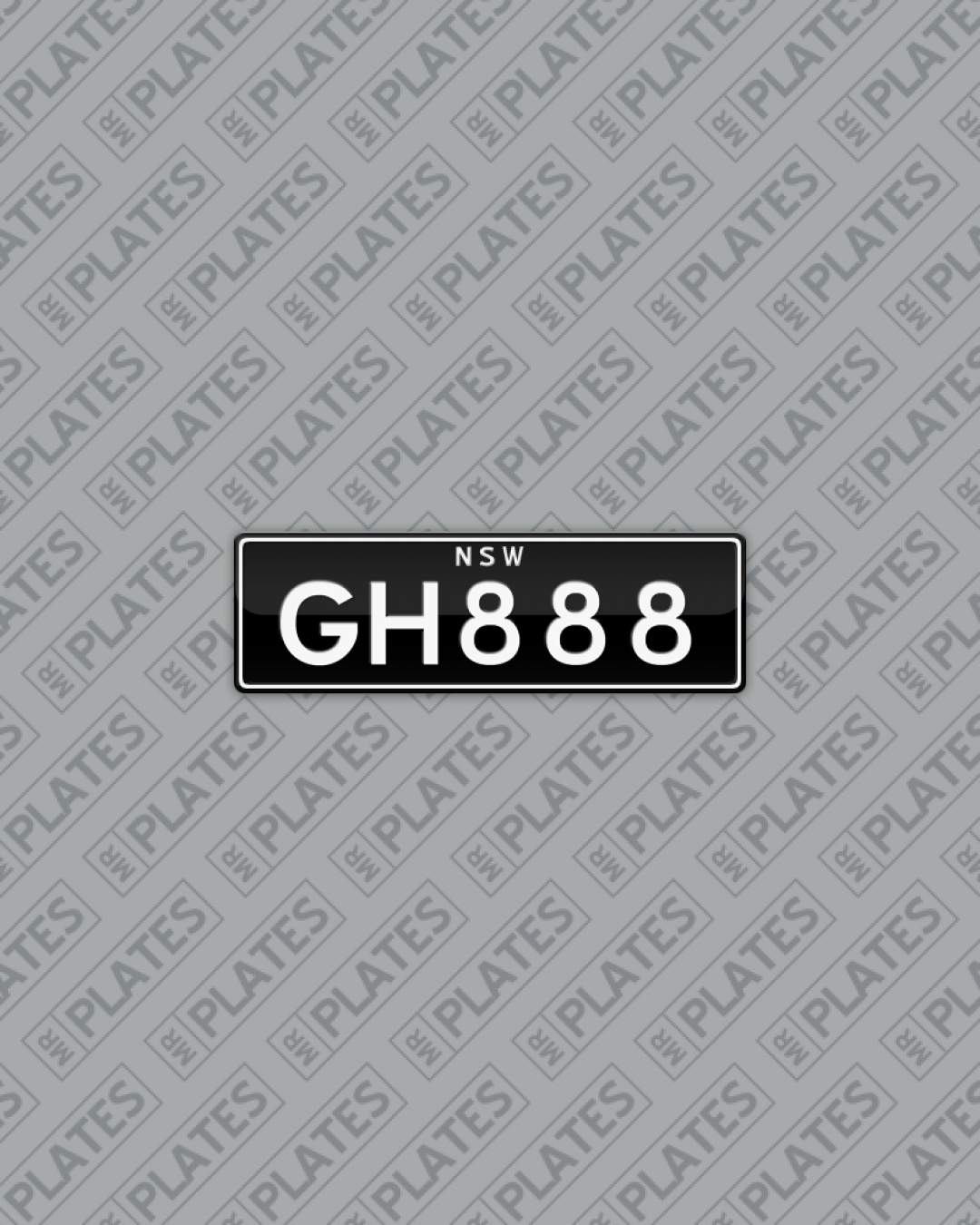 GH888 Number Plates For Sale, NSW MrPlates