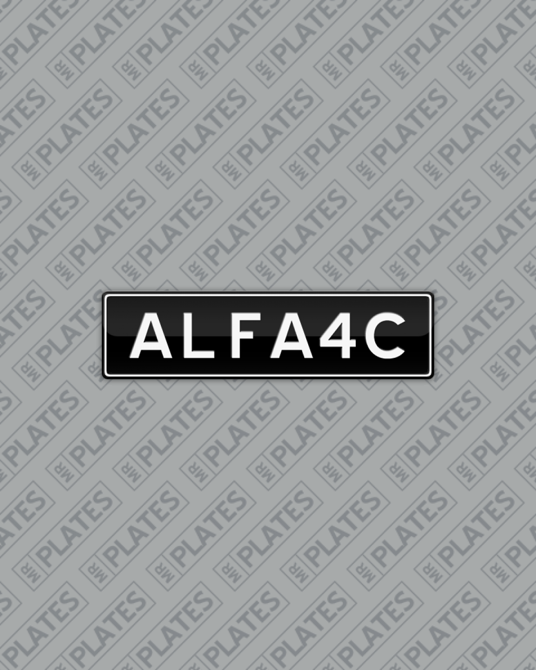 ALFA4C (Alfa romeo 4c) Number Plates For Sale, VIC MrPlates