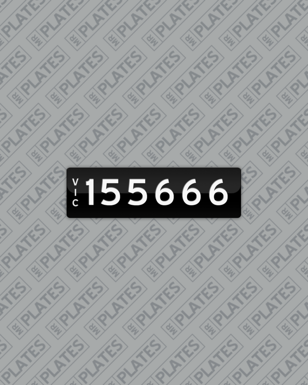 155666 (Victorian Heritage Plate 155666) Number Plates For Sale, VIC