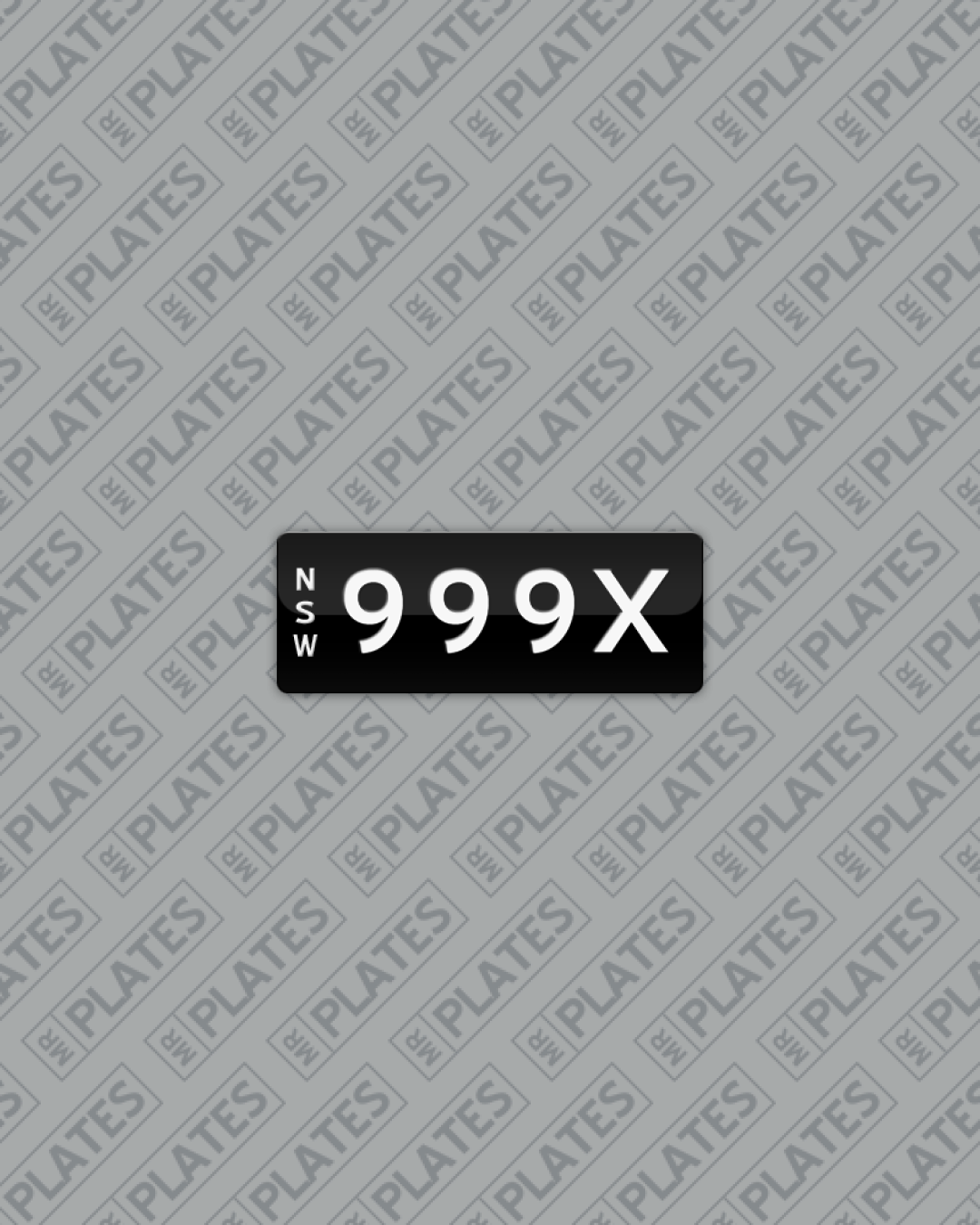 999X Number Plates For Sale, NSW - MrPlates