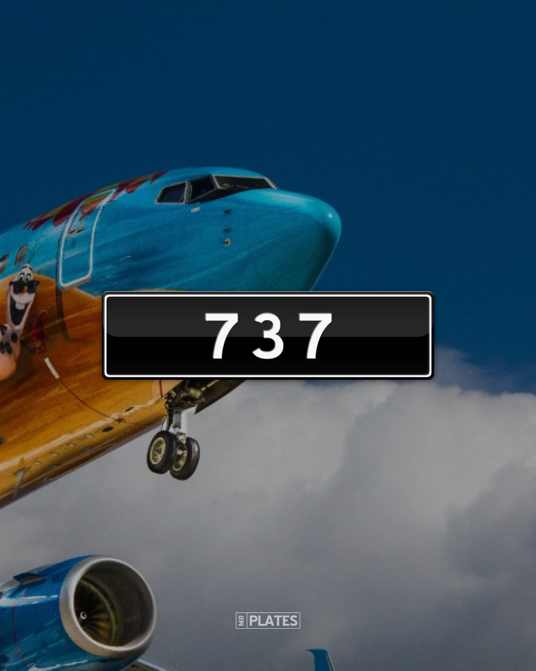 737 (Lucky Numbers 737) Number Plates For Sale, ACT - MrPlates