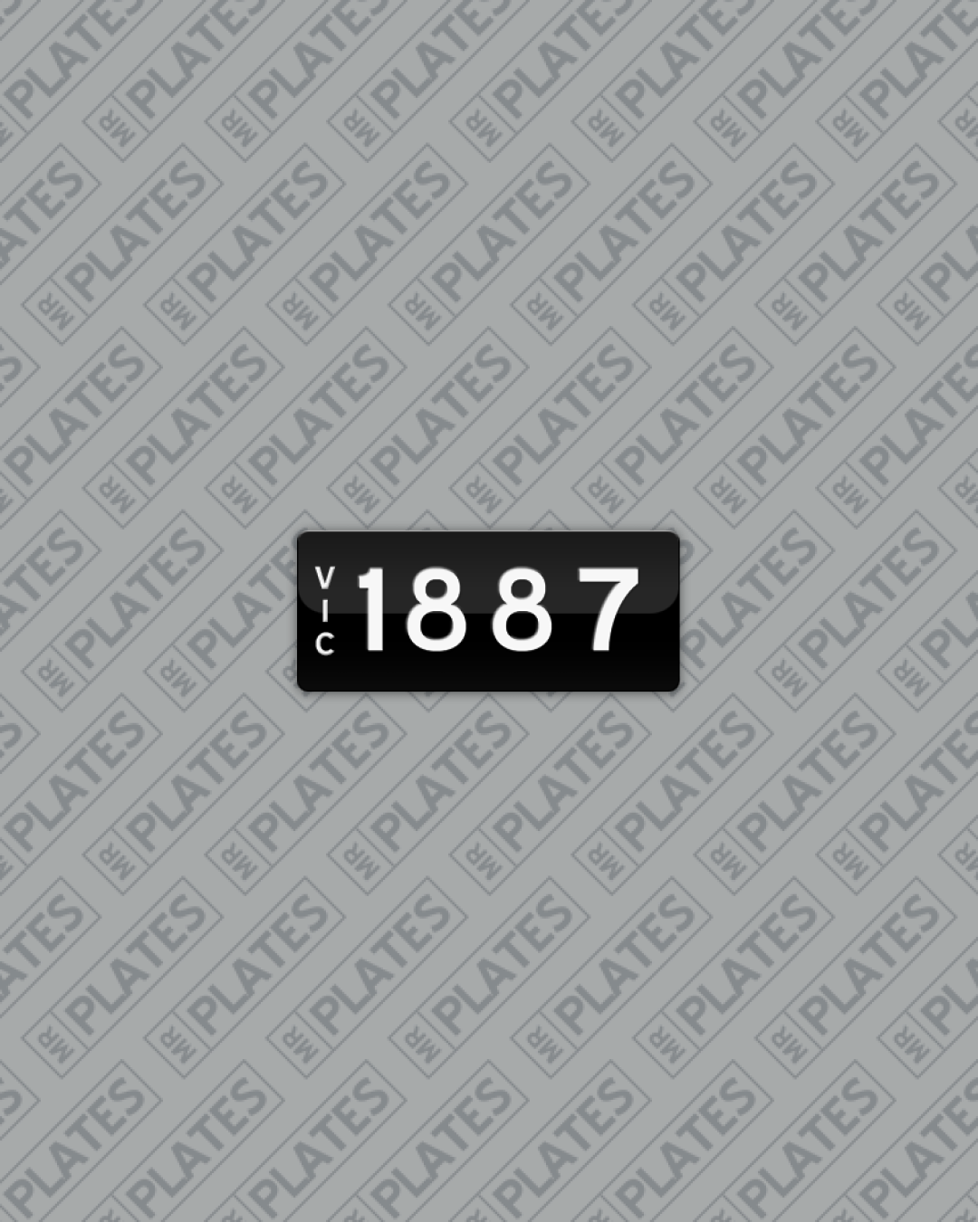 1887 Number Plates For Sale, VIC - MrPlates