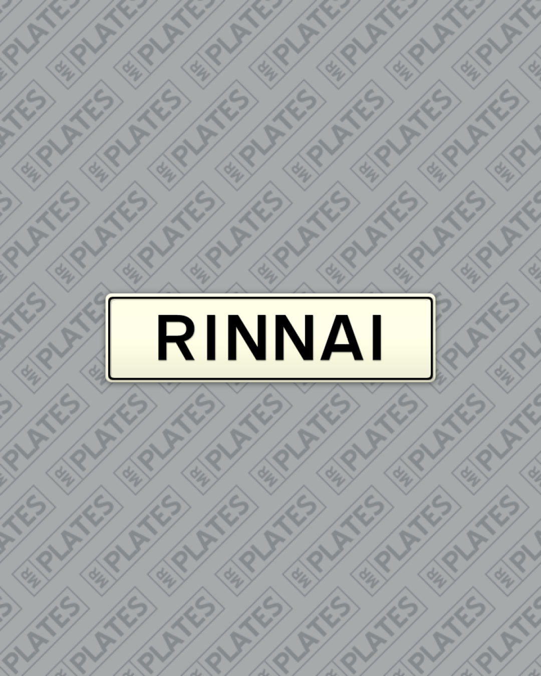 Serial Number On Rinnai Sticker RINNAI Number Plates For Sale - MrPlates