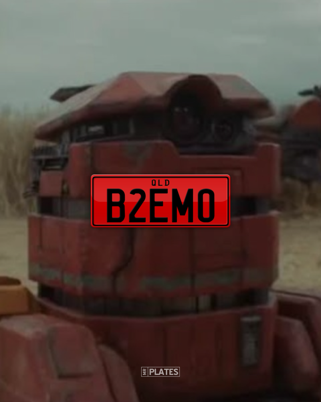 B2EM0 (Red Star Wars Andor B2EMO) Number Plates For Sale, QLD - MrPlates