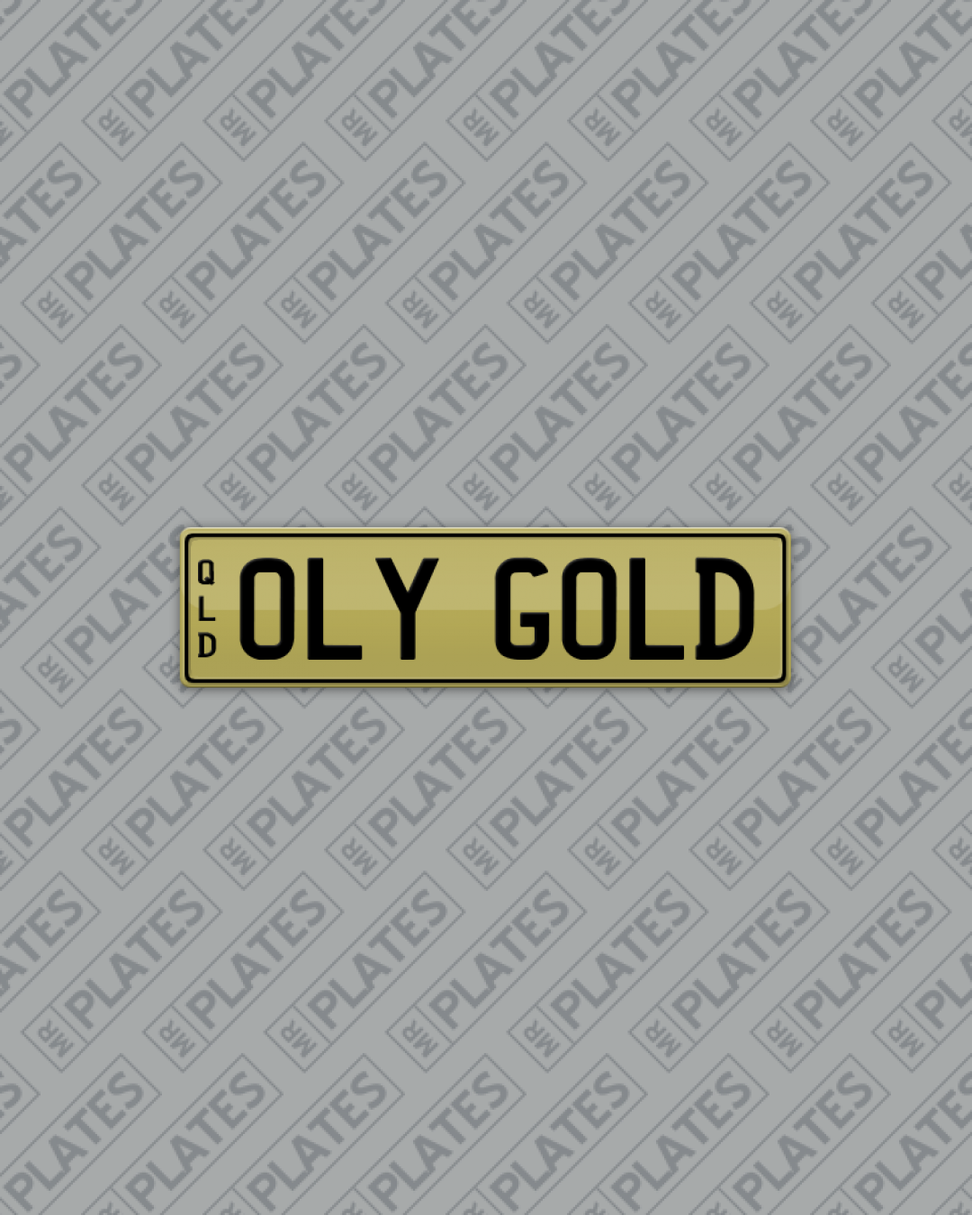 OLY GOLD (Olympic Gold) Number Plates For Sale, QLD MrPlates