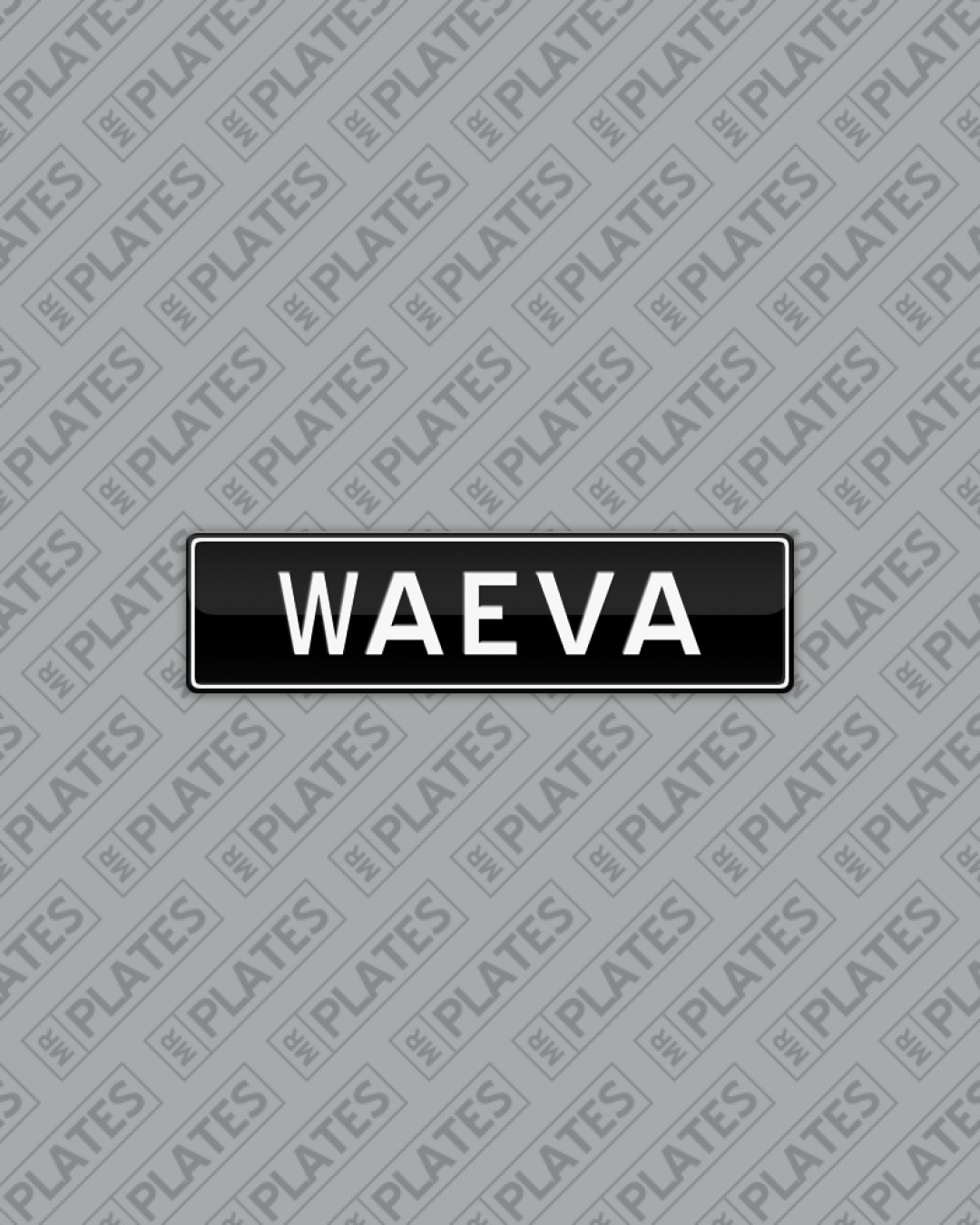 WAEVA (Whatever Ozie Slang) Number Plates For Sale, VIC MrPlates