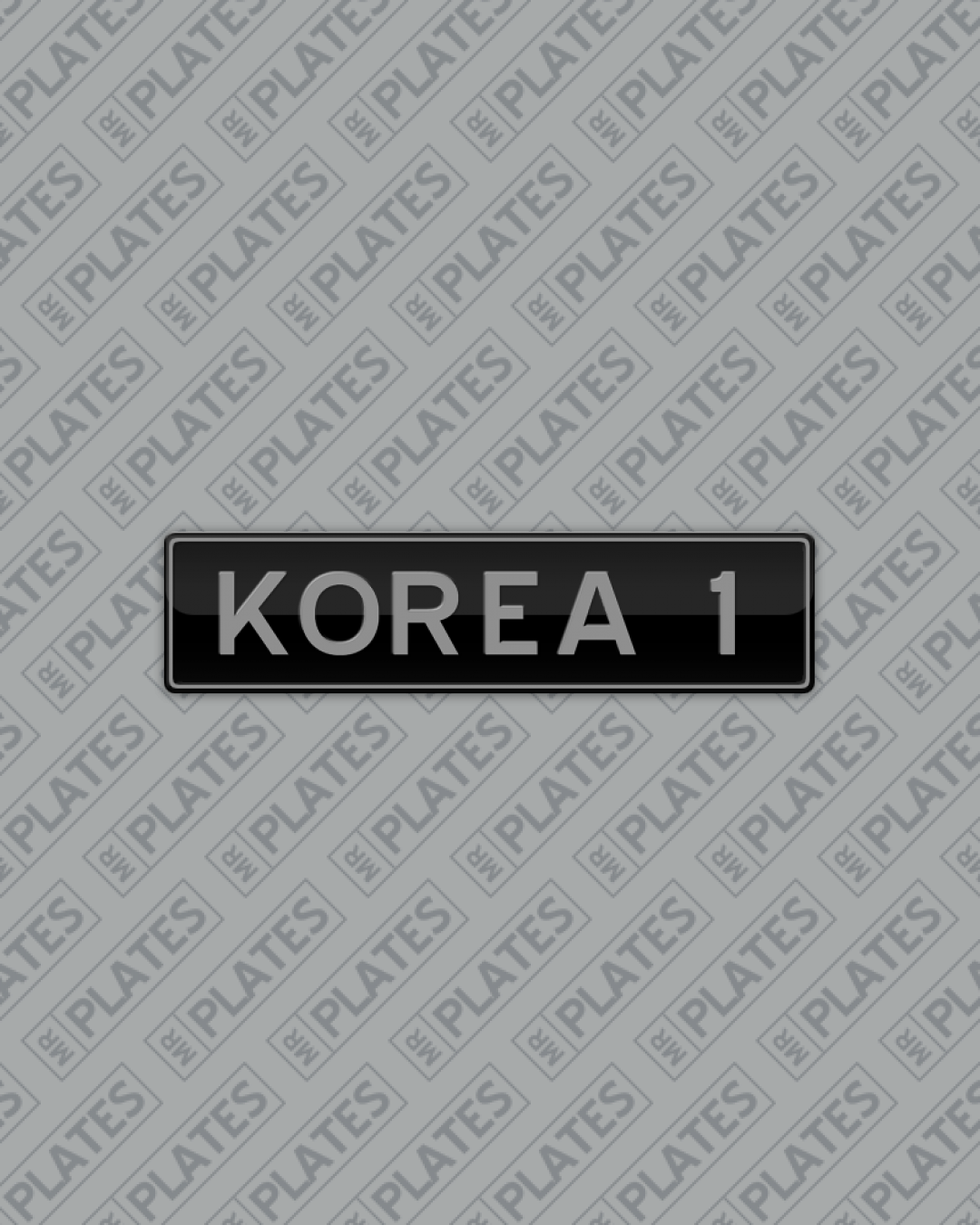 KOREA 1 (For Korean Executive) Number Plates For Sale, QLD MrPlates