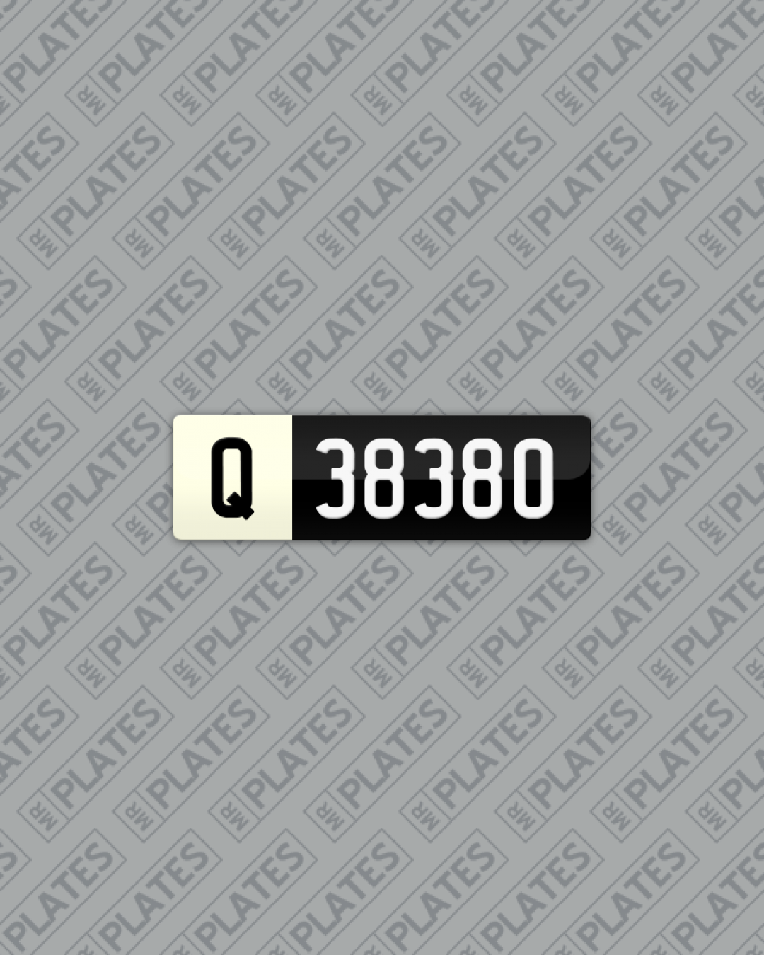 Q38380 (Queensland Heritage Plate) Number Plates For Sale, QLD MrPlates