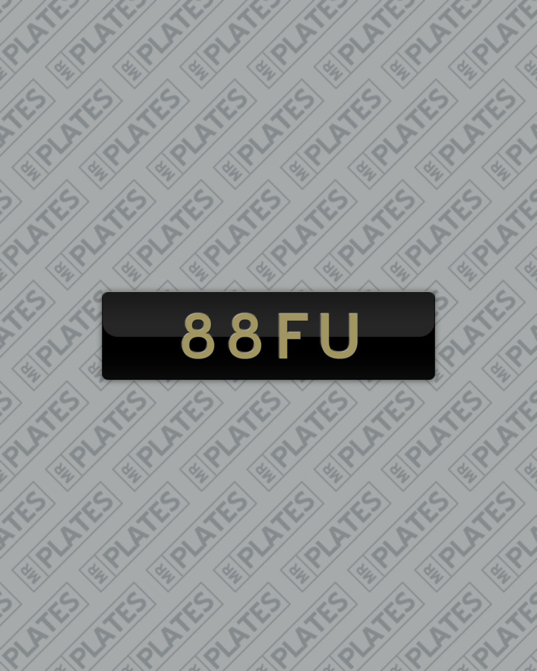 88FU (Lucky 88 Fortune) Number Plates For Sale, NSW - MrPlates