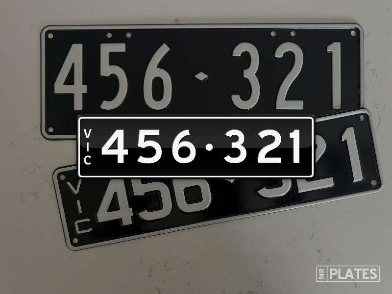 456·321 (456•321) Number Plates For Sale, VIC - MrPlates