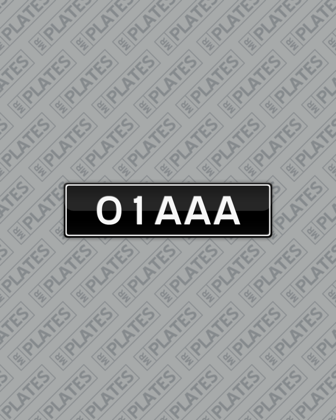 01AAA (1A) Number Plates For Sale, VIC - MrPlates