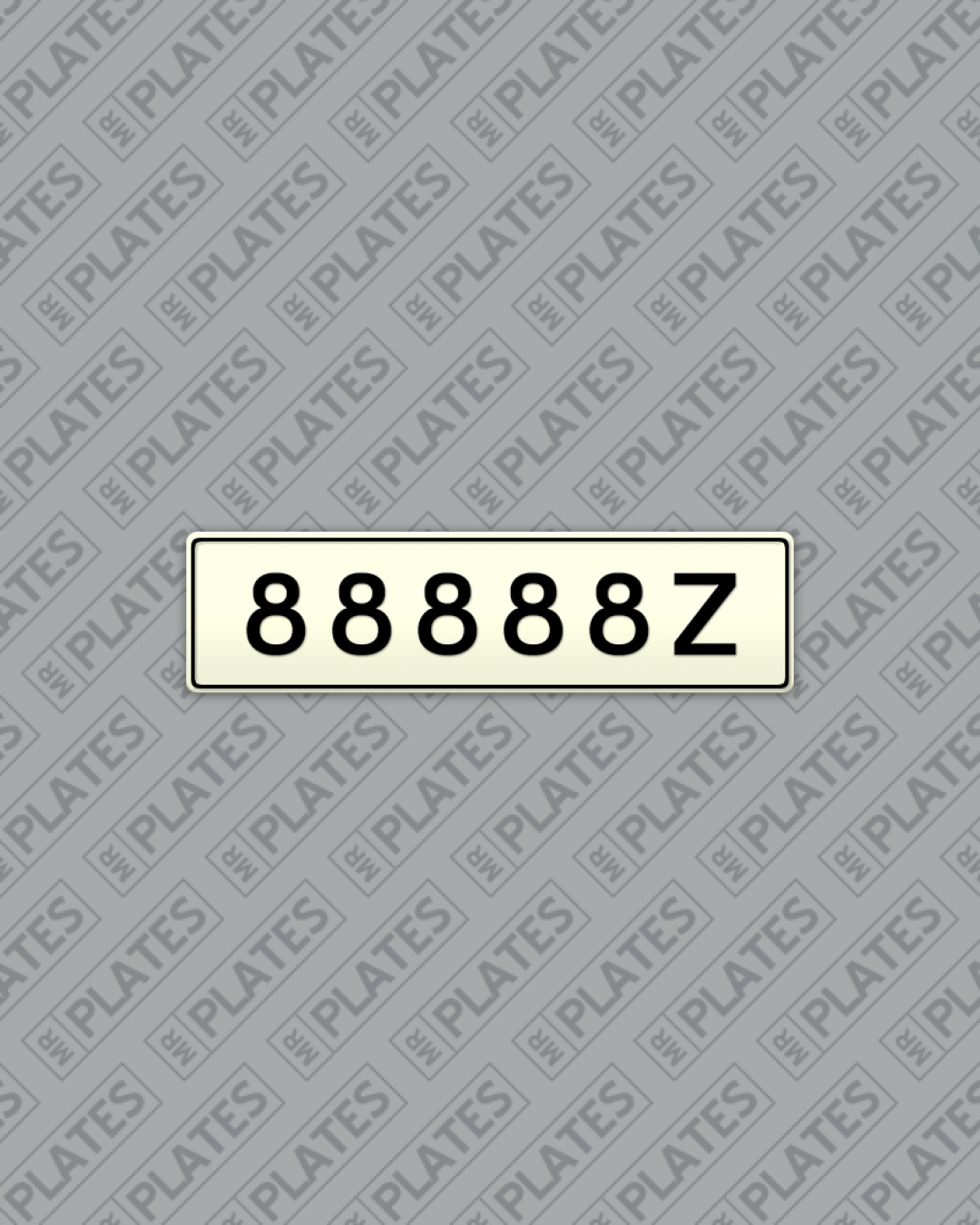 88888Z Number Plates For Sale, QLD MrPlates