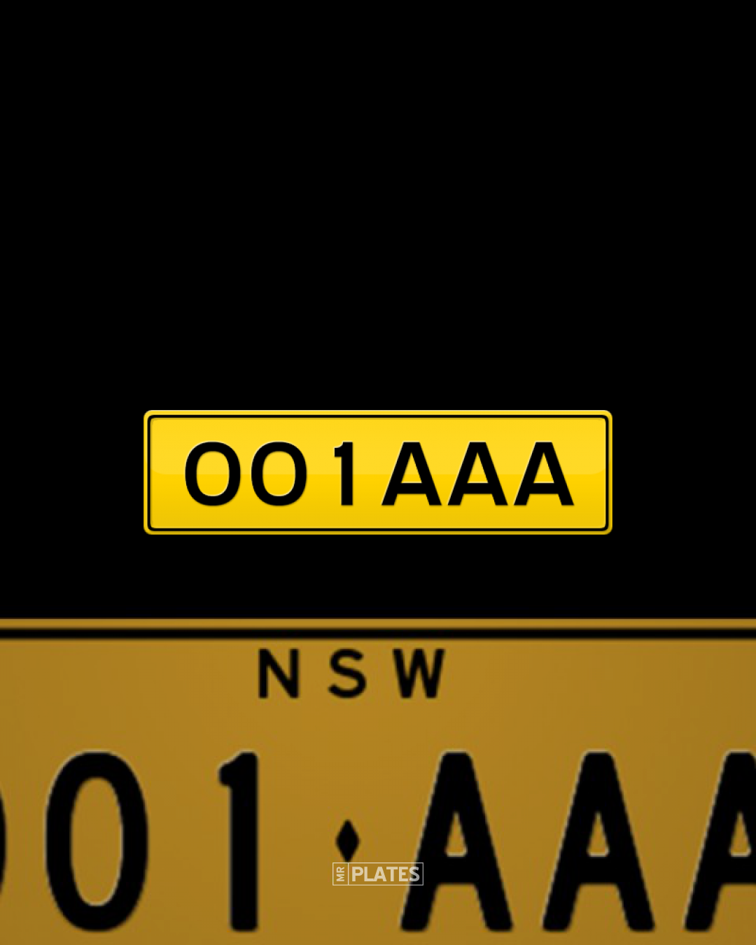 001AAA Number Plates For Sale, NSW MrPlates