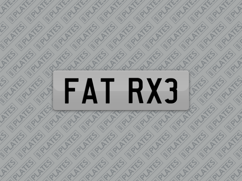 FAT RX3 Number Plates For Sale, QLD - MrPlates