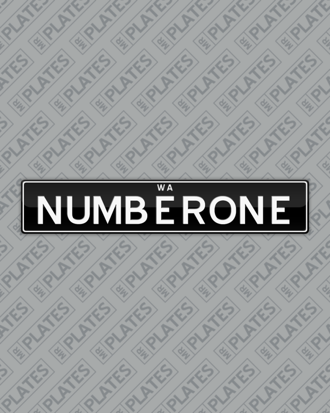 NUMBERONE ( ) Number Plates For Sale, WA MrPlates